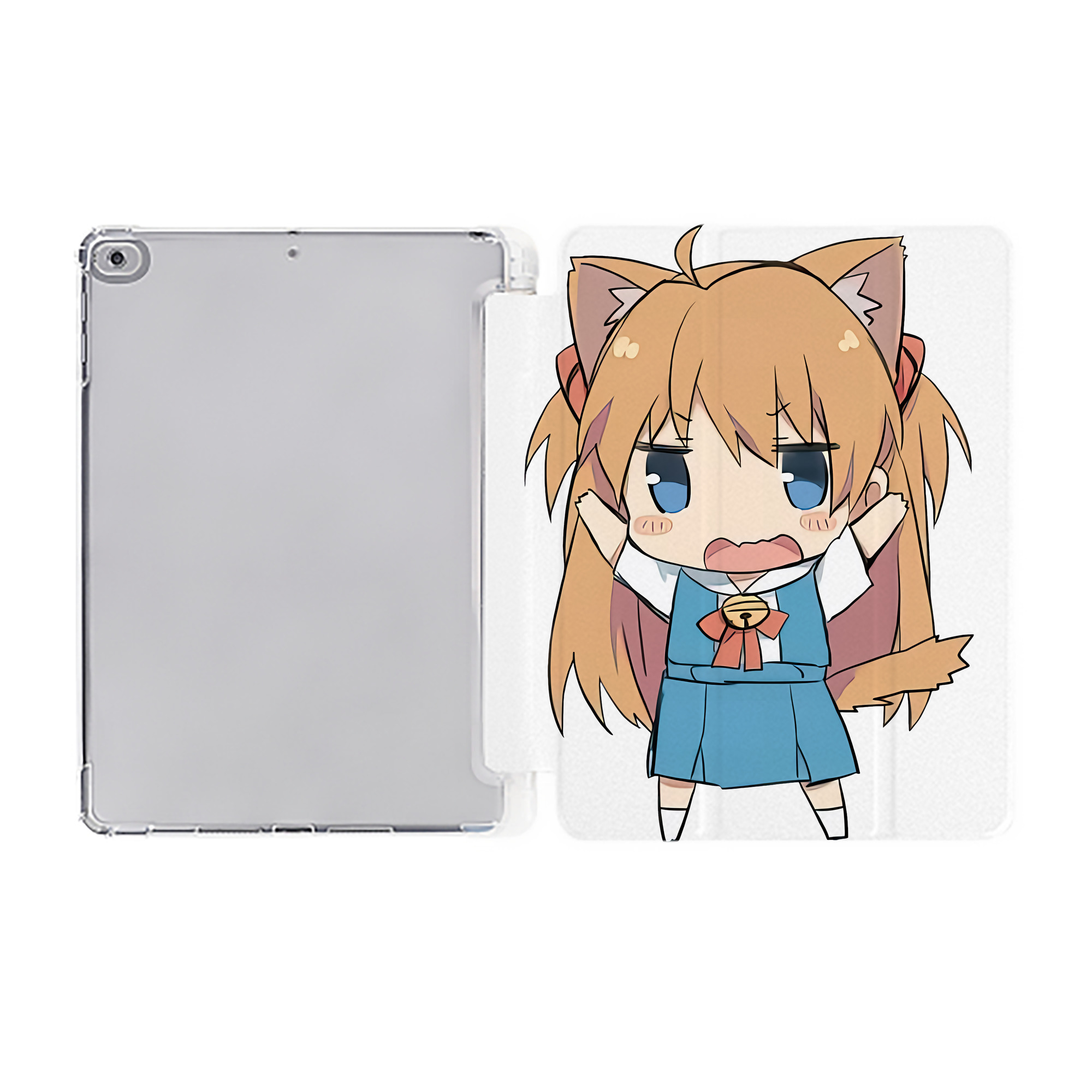 （画像用） EVA 新世紀エヴァンゲリオン IPad ケース ペン収納付き 三つ折りスタンド PUレザー×シリコン 対応機種9.5/10.5/10.9インチ